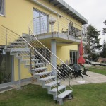 Treppenanlage mit Geländer